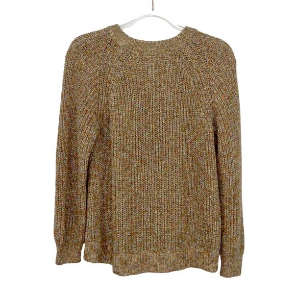 Madewell Beverly Pullover Sweater Pink Mauve Marled Knit Crewneck Sweater Small - Picture 5 of 8